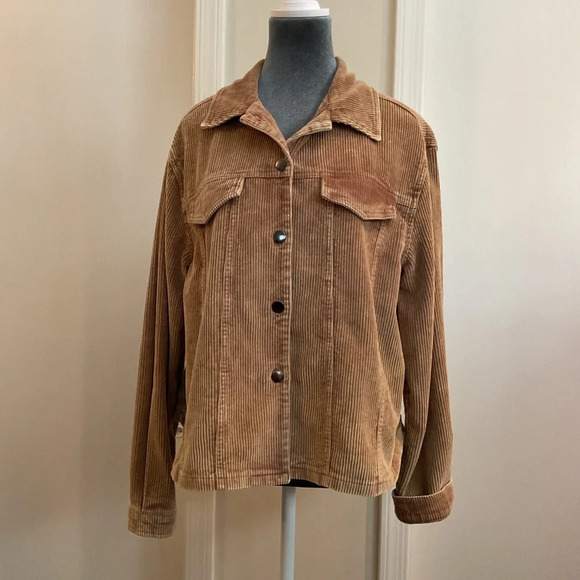 🩷Long Sleeve Corduroy Jacket 🩷 - Picture 3 of 6